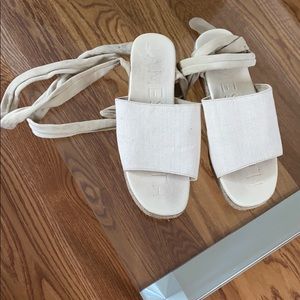 James smith platform sandals